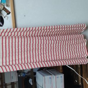 Free kisses xl skirt worn once maxi dress tan and red